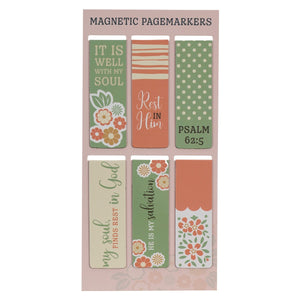 Magnetic Pagemarker Set-It Is Well With My Soul (Set of 6)