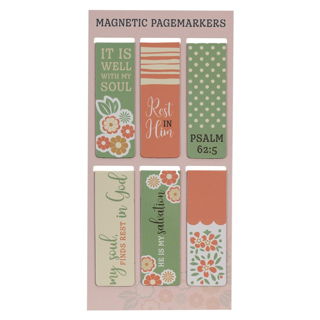 Magnetic Pagemarker Set-It Is Well With My Soul (Set of 6)