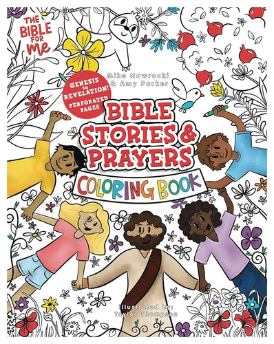 The Bible For Me: Bible Stories & Prayers Coloring Book