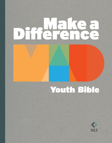 NLT Make A Difference Youth Bible-Hardcover
