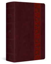 ESV Large Print Personal Size Bible-Mahogany Trellis TruTone
