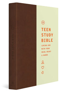 ESV Teen Study Bible-Burnt Sienna TruTone