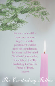 Bulletin-Advent Week 3: The Everlasting Father (Pack Of 100)