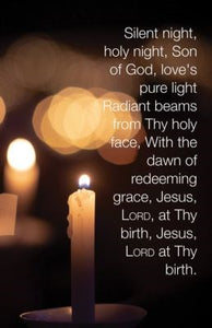 Bulletin-Silent Night  Holy Night  Son Of God (Pack Of 100)