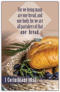 Bulletin-For We Being Many Are One Bread And One Body (Pack Of 100)