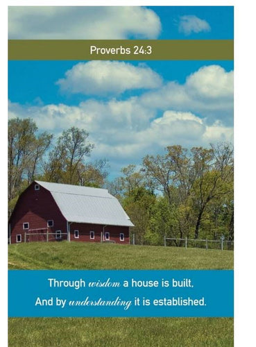 Bulletin-Through Wisdom A House Is Built (Pack of 100)