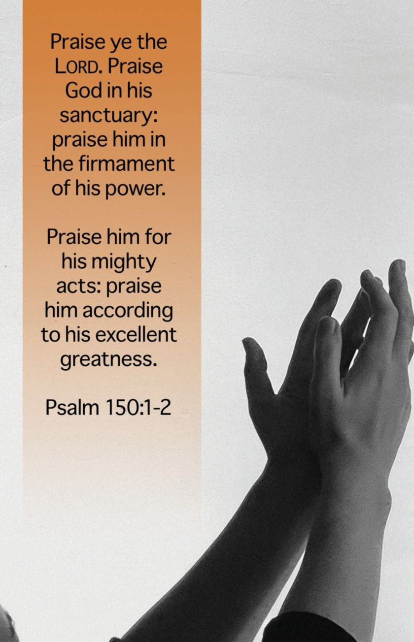 Bulletin-Praise Ye The Lord. Praise God In His Sanctuary (Pack Of 100)