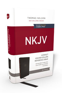 NKJV Compact Center-Column Reference Bible (Comfort Print)-Hardcover