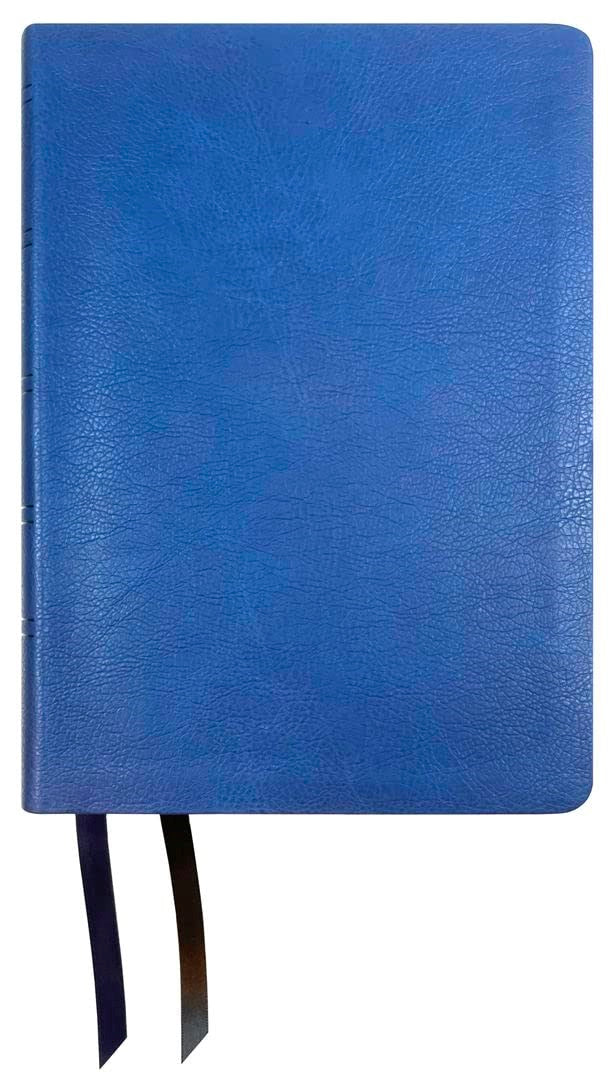 NASB 2020 Wide Margin Reference Bible-Blue Leathertex