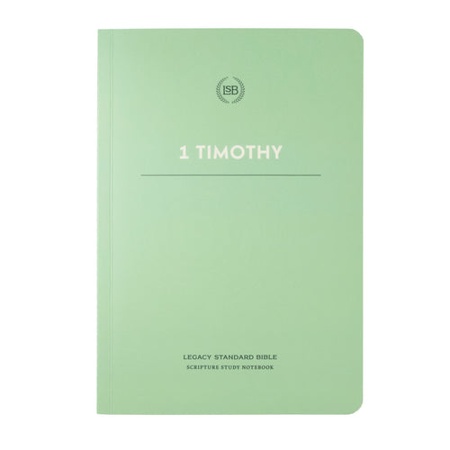 LSB Legacy Standard Bible Scripture Study Notebook: 1 Timothy-Softcover