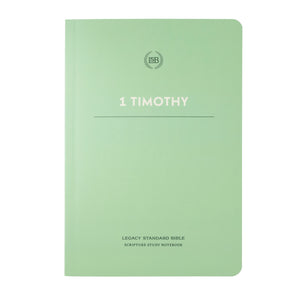 LSB Legacy Standard Bible Scripture Study Notebook: 1 Timothy-Softcover