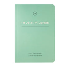 LSB Legacy Standard Bible Scripture Study Notebook: Titus & Philemon-Softcover