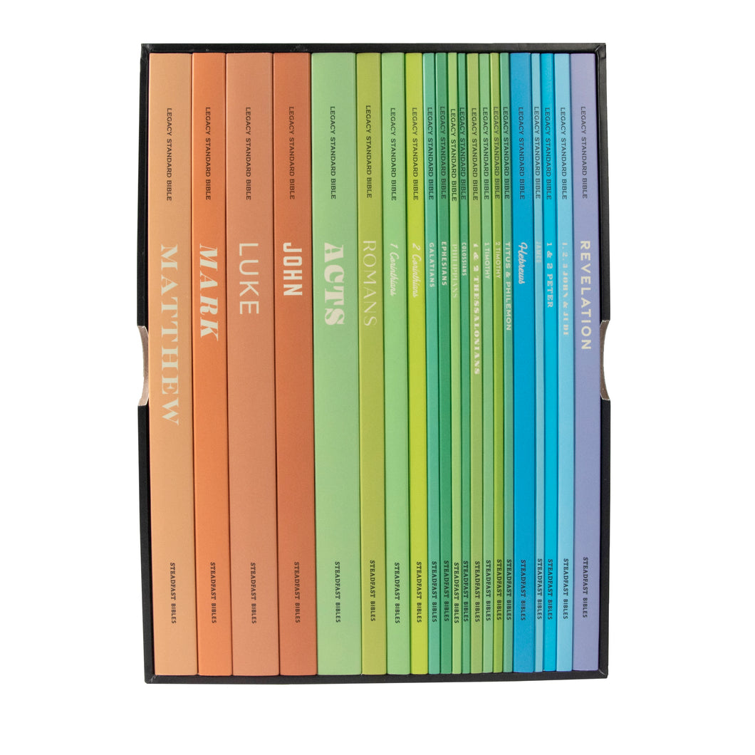 LSB Legacy Standard Bible Scripture Study Notebook: New Testament Set-Softcover