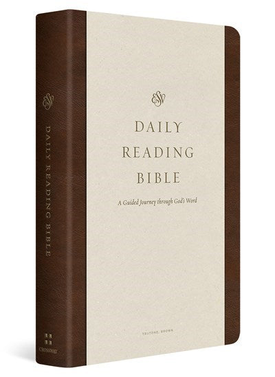 ESV Daily Reading Bible-Brown TruTone