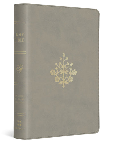 ESV Large Print Compact Bible-Stone  Branch Design TruTone