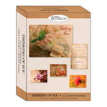 Card-Boxed-Shared Blessings-Thinking Of You-Vintage Floral (Box Of 12)