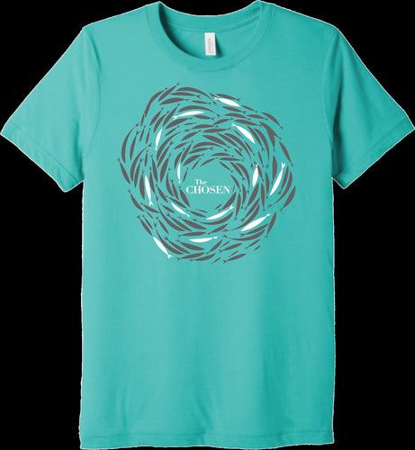 Tee Shirt-Against The Current-The Chosen-Teal-Medium