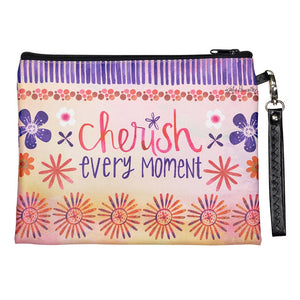 Cosmetic Bag-Cherish Every Moment (10 x 8)