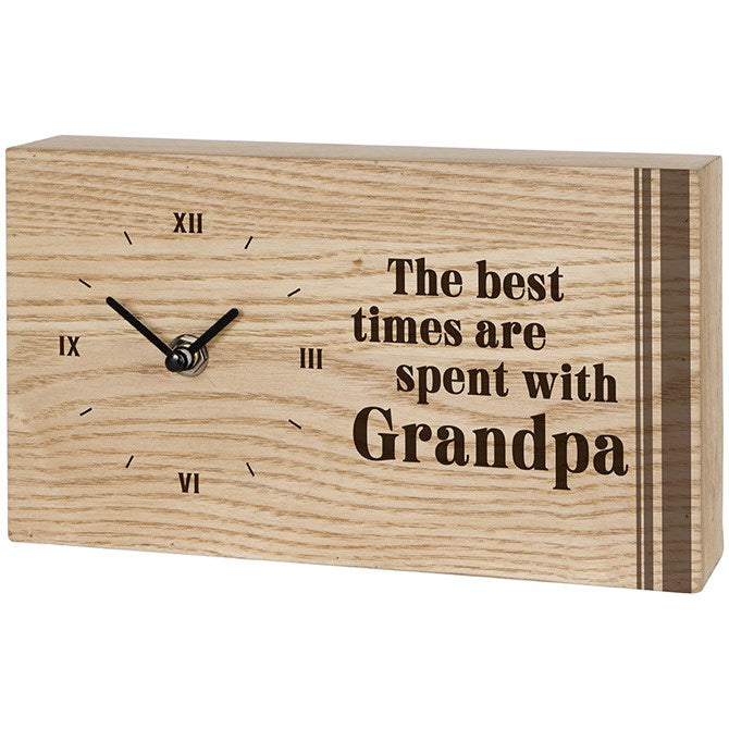 Desk Clock-Best Times/Grandpa (9