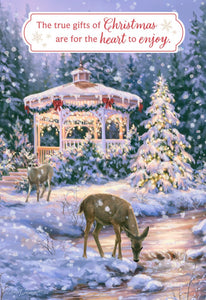 Card-Boxed-Christmas-Dona Gelsinger Snow Scene (Box of 18)