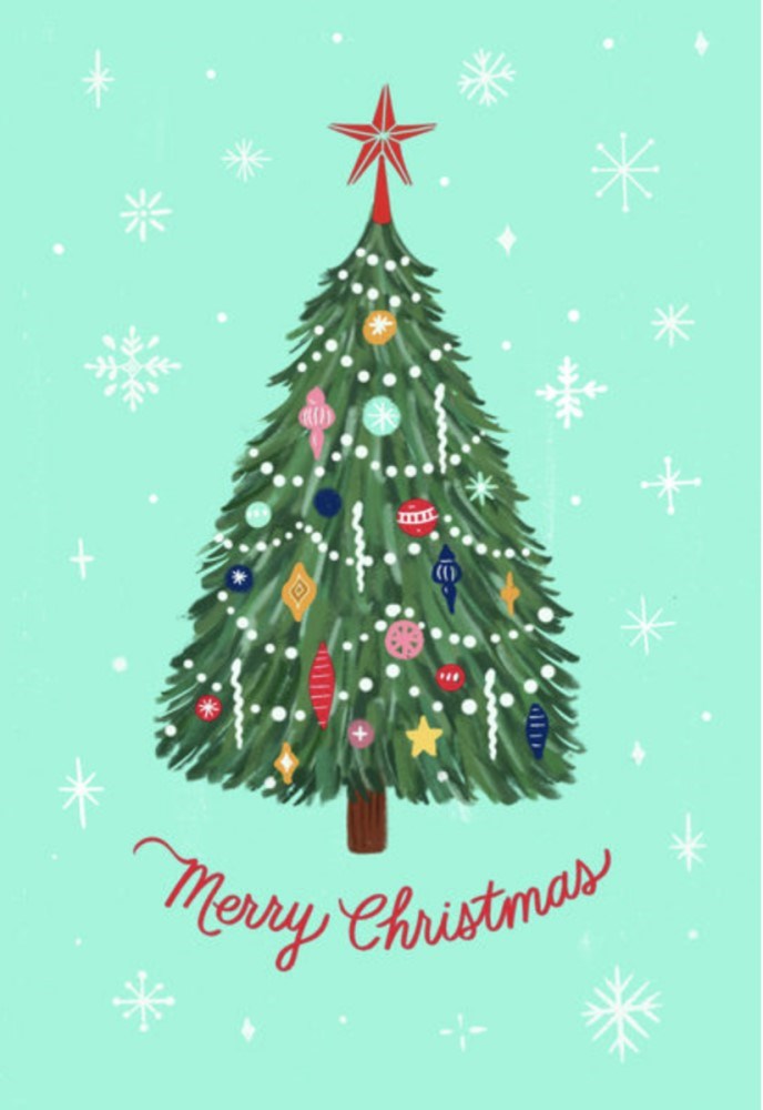 Card-Boxed-Christmas-Merry Christmas-Video Greetings (Box of 10)