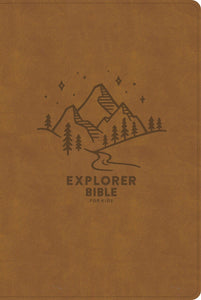 CSB Explorer Bible For Kids-Brown Mountains LeatherTouch