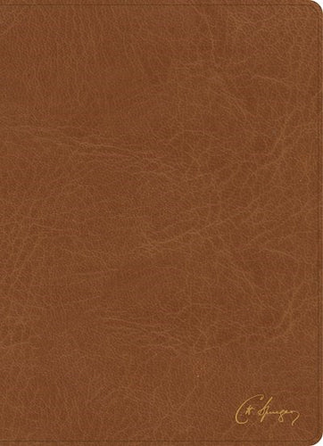KJV Spurgeon Study Bible-Tan LeatherTouch