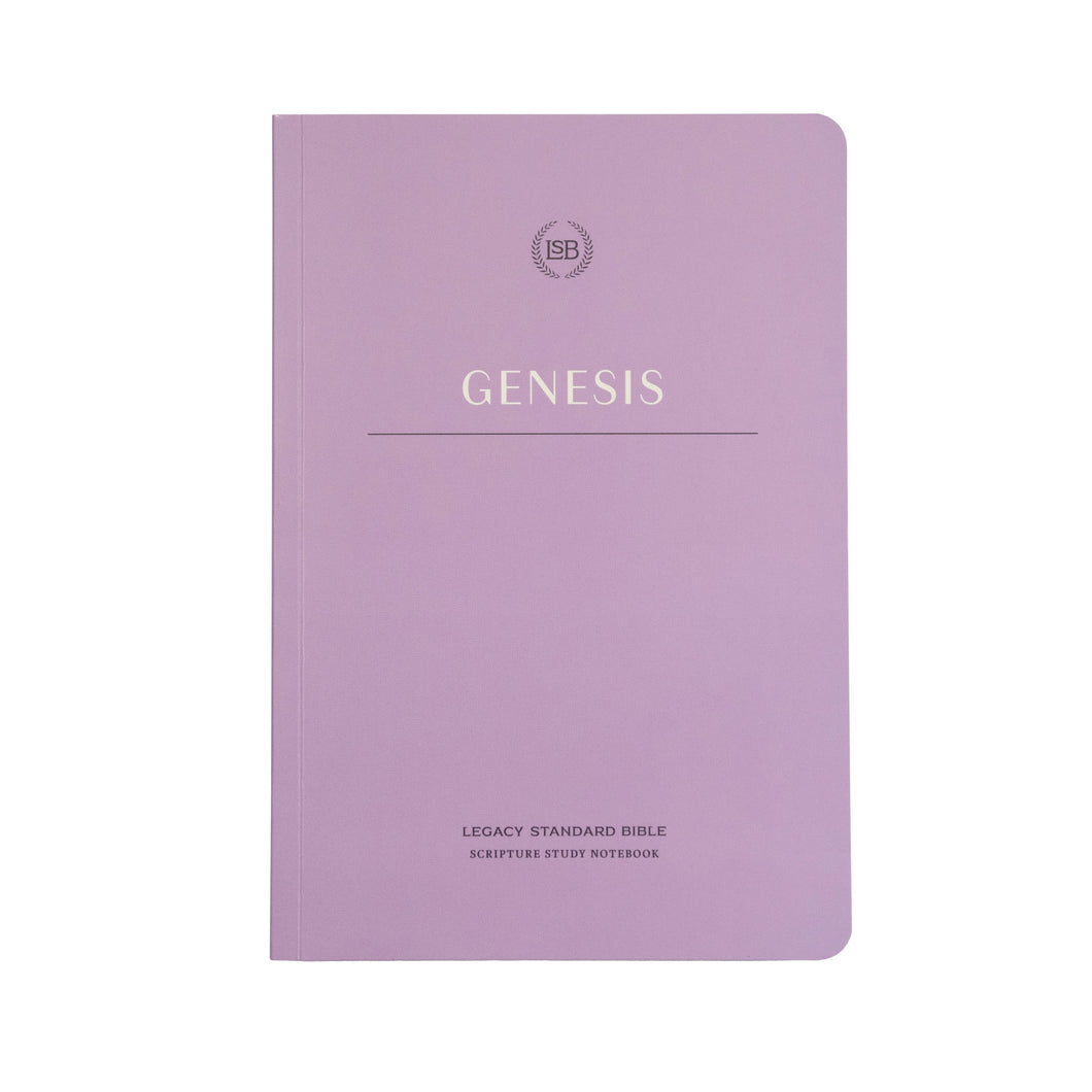 LSB Legacy Standard Bible Scripture Study Notebook: Genesis-Softcover