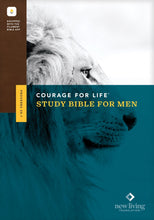 NLT Courage For Life Study Bible For Men  Filament-Enabled-Hardcover