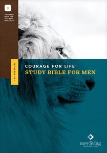 NLT Courage For Life Study Bible For Men  Filament-Enabled-Softcover