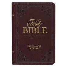 KJV Pocket Bible-Burgundy Faux Leather