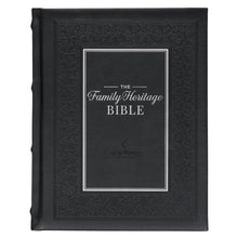 NLT Family Heritage Bible-Black Hardcover