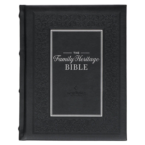 NLT Family Heritage Bible-Black Hardcover