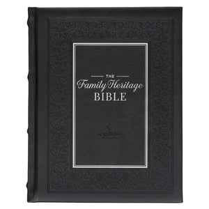 NLT Family Heritage Bible-Black Hardcover