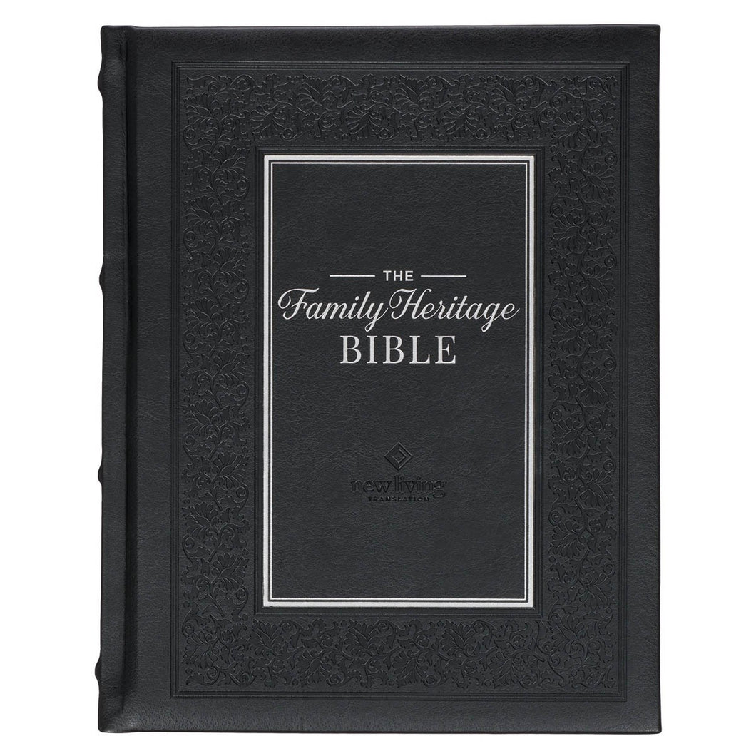 NLT Family Heritage Bible-Black Hardcover