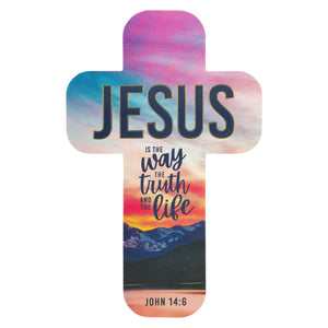 Bookmark-Cross-The Way the Truth the Life John 14:6 (Pack Of 12)