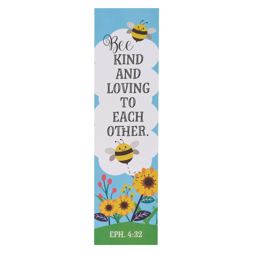 Bookmark-Garden/Bee Kind Eph. 4:32 (Pack Of 10)