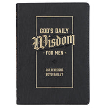 Devotional-God's Daily Wisdom For Men-Faux Leather