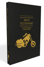 NIV Pocket New Testament With Psalms And Proverbs (Comfort Print)-Black Motorcycle Softcover