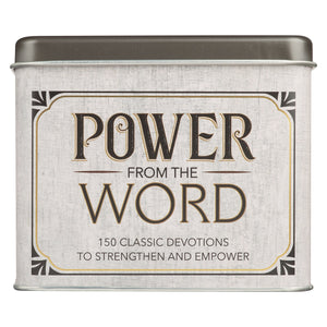 Scripture Cards In Tin-Power From The Word