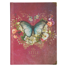 Journal-Hardcover-Pink Butterfly Be Still Ps. 46:10