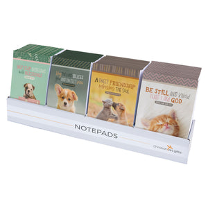 Pre-Packed Merchandiser-Small Animal Notepad (Set Of 48)