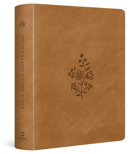 ESV Journaling Study Bible-Nubuck Caramel TruTone