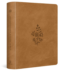 ESV Journaling Study Bible-Nubuck Caramel TruTone