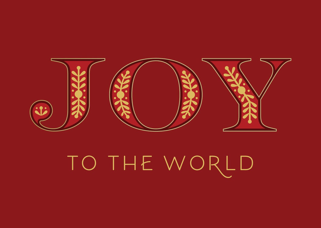 Boxed Cards: Joy to the World