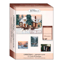 Card-Boxed-Shared Blessings-Christmas-Assorted/Winter's Glow (Box Of 12)