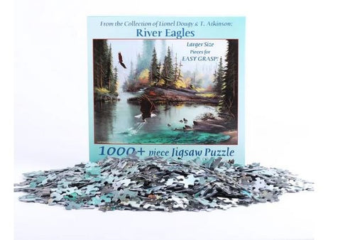 Jigsaw Puzzle-River Eagles (1000 Pieces)