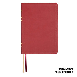 LSB Giant Print Reference Edition-Burgundy Paste-Down Faux Leather Indexed