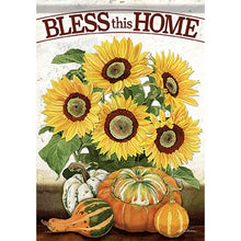 Flag-Garden-Durasoft-Sunflowers & Gourds (12.5" x 18")