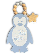 Door Knob Hanger-Penguin/I Am A Child Of God (Two-Sided) (John 1:12)